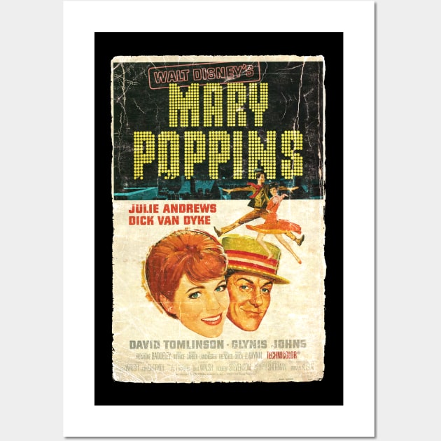 Mary poppins dancing Wall Art by fatkahstore